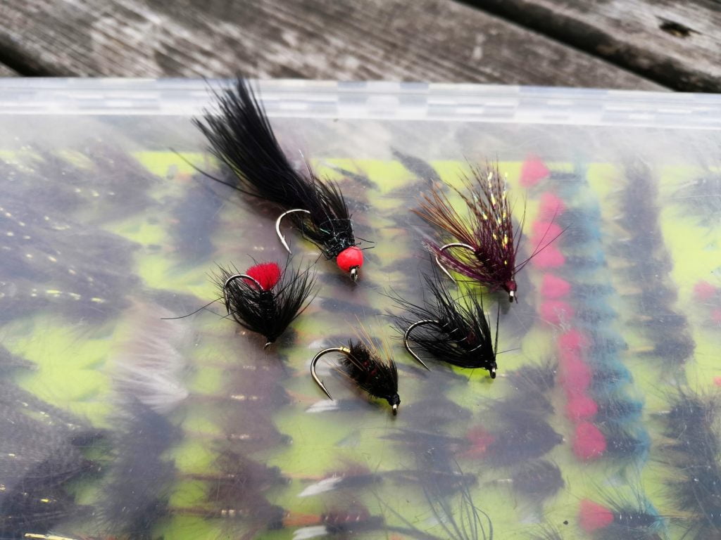 A fly selection for llyn fishing