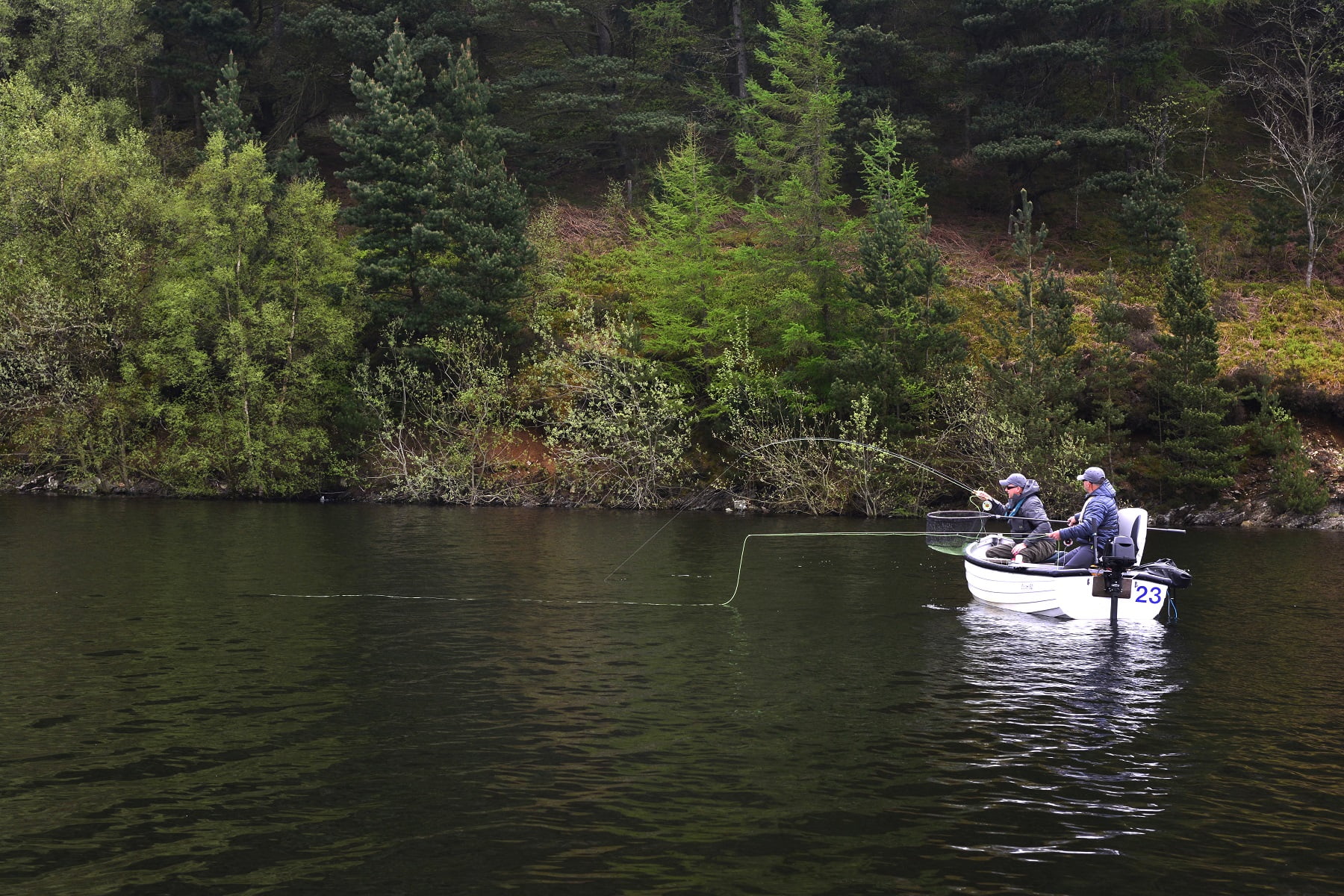 fly fishing llyn Clywedog lake