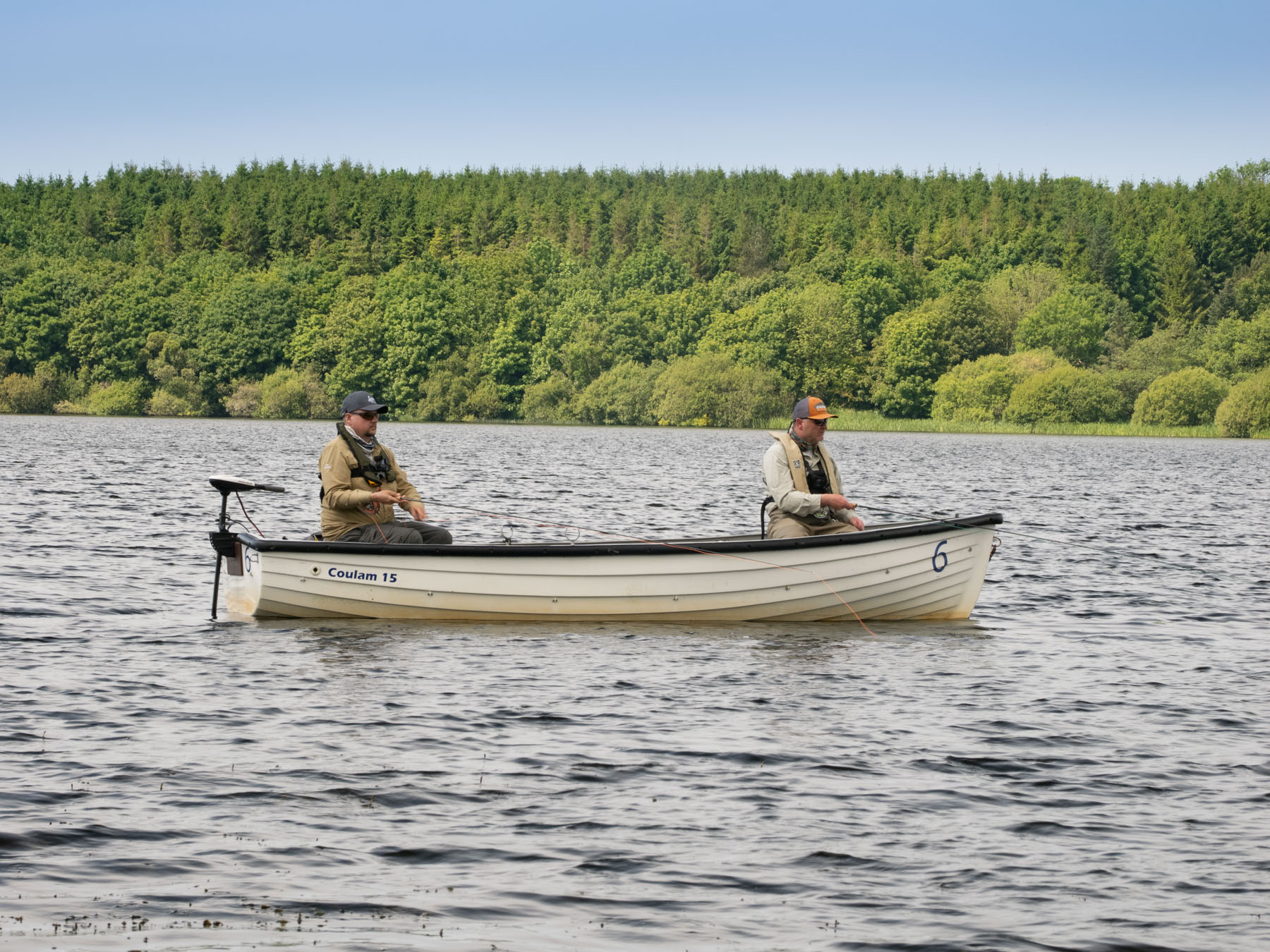 Cefni reservoir fishing