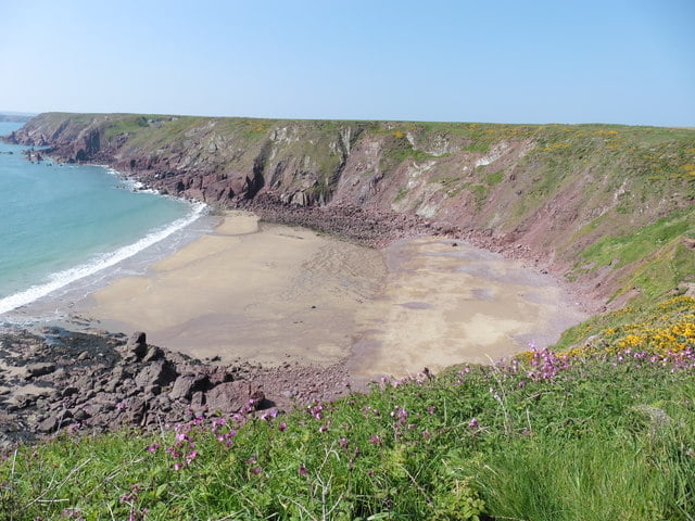 West Dale beach fishing