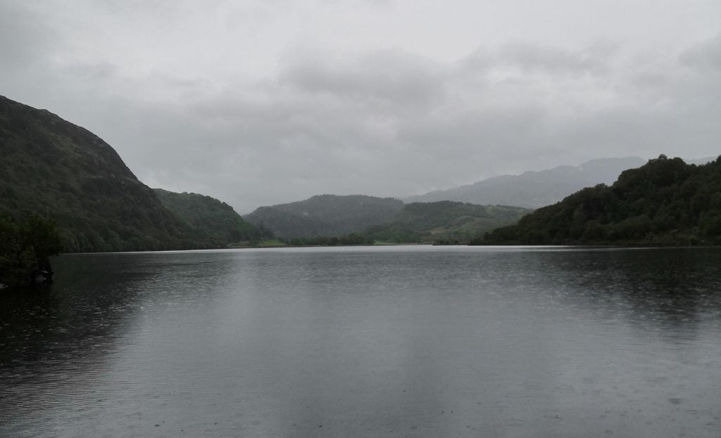 Glaslyn Angling llyn dinas