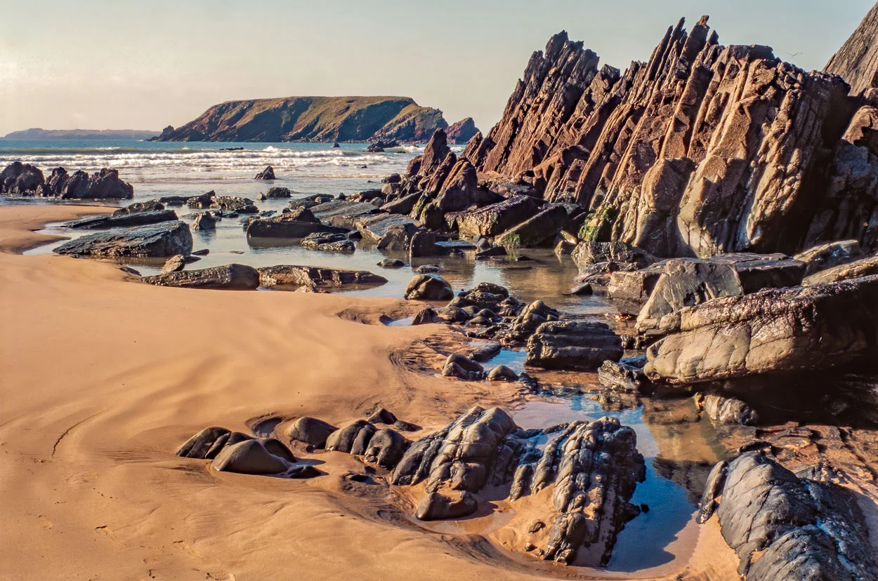 Marloes sands fishing