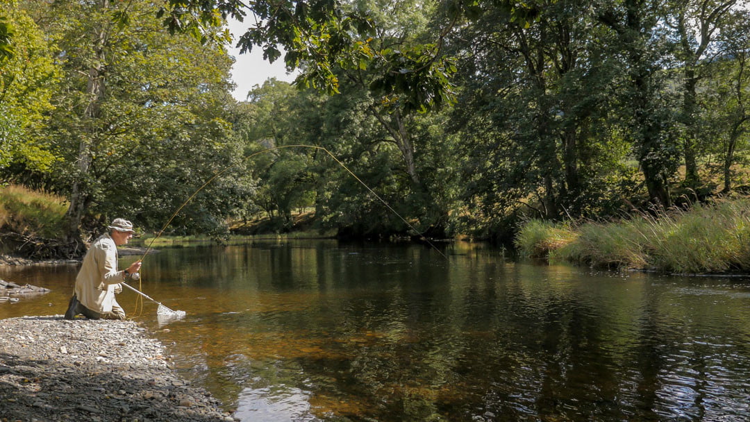 fishing river irfon
