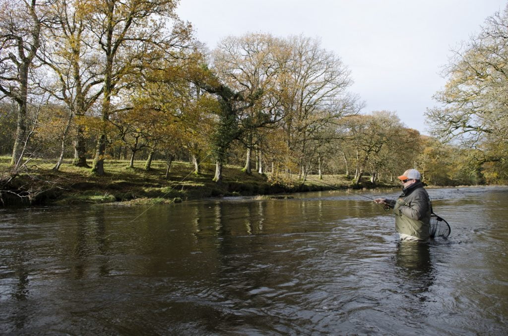 fly fishing the river irfon