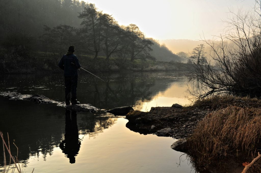 Symonds yat fishing river wye