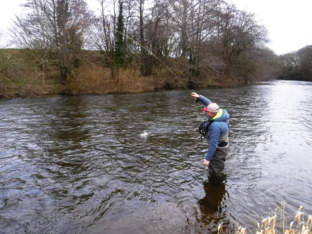 Brecon anglers river Usk