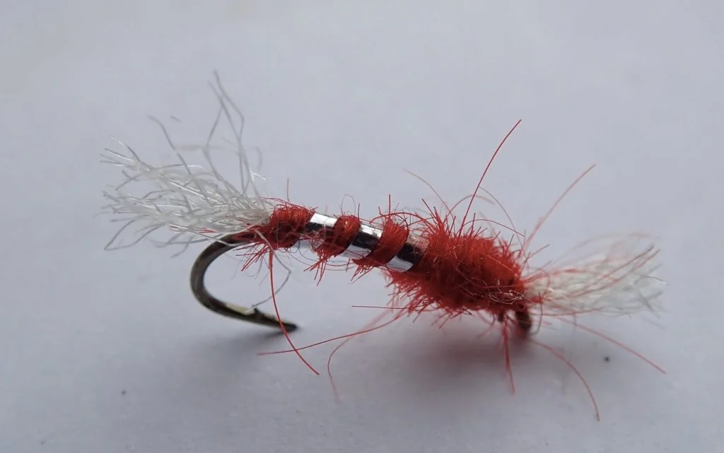 Tasmanian Devil Red Bomber Pattern - Fishing from Grahams of Inverness UK