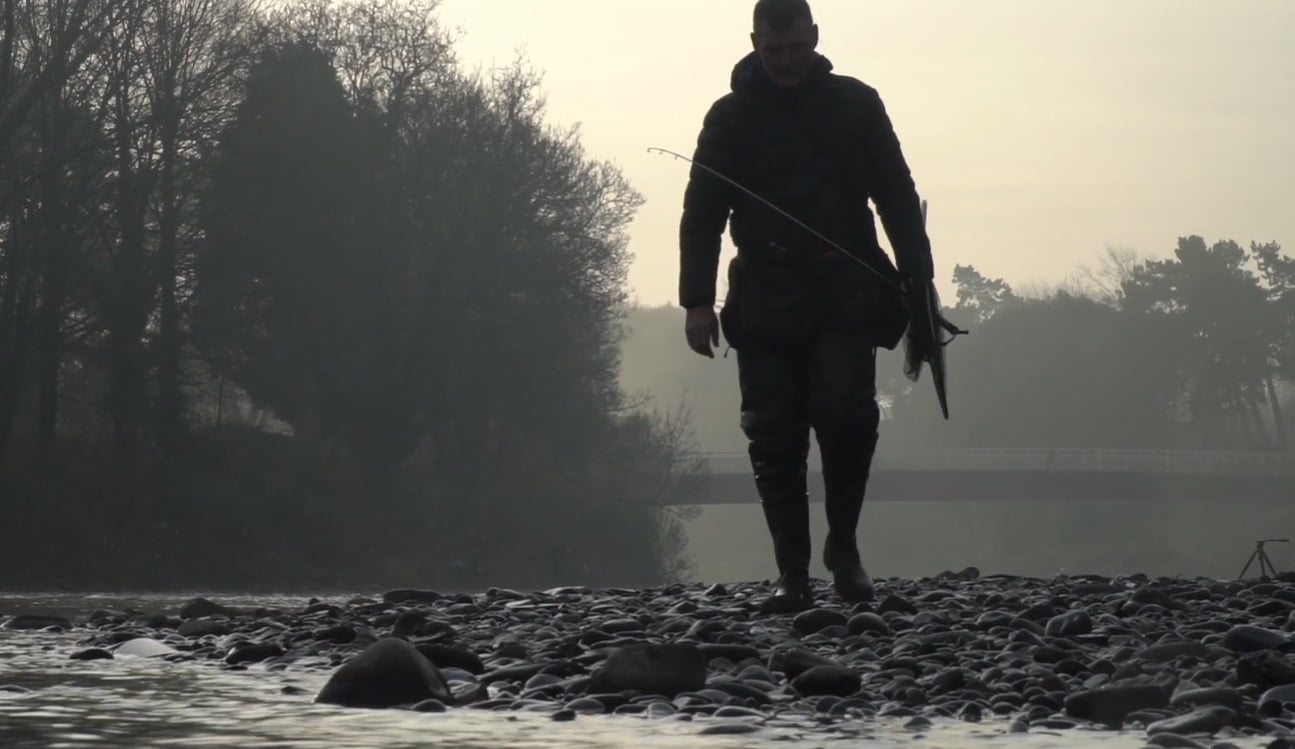 Fishing on the river Taff