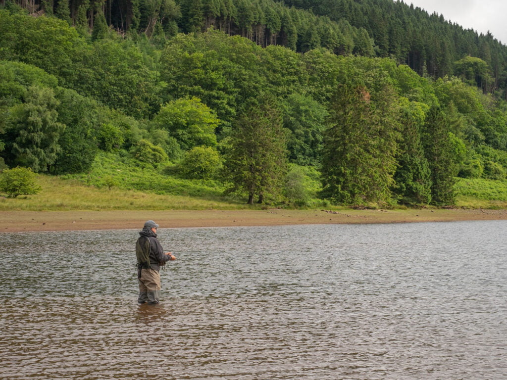 fishing on talybont reservoir