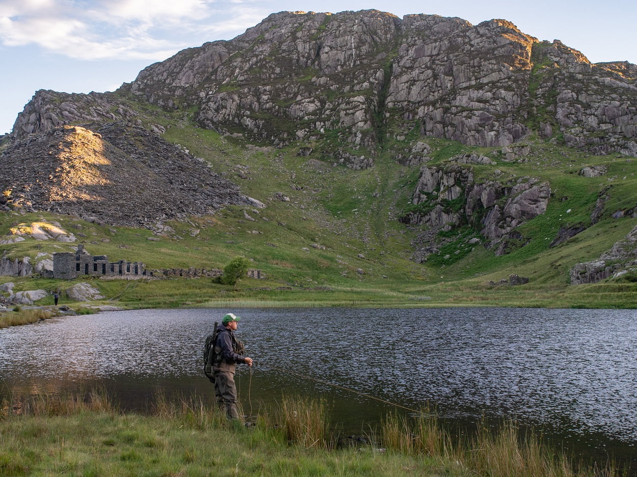 llyn fishing north wales