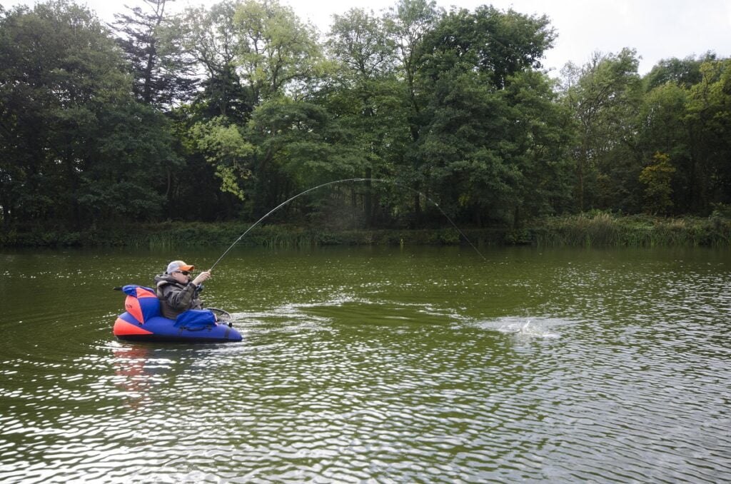 float tube fishing gludy