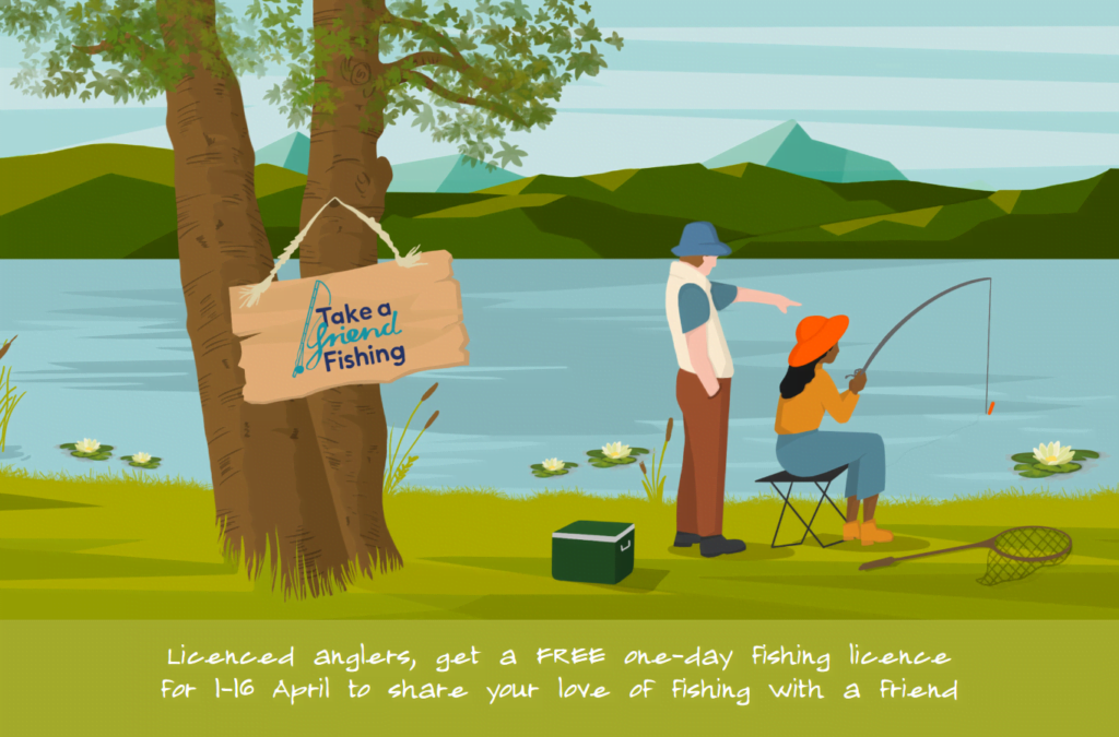 take a friend fishing wales