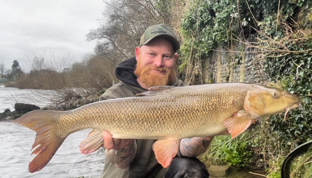 river taff barbel fishing with Kevin Clark