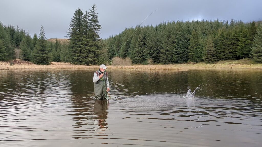 Beacons reservoir wales brown trout fishing