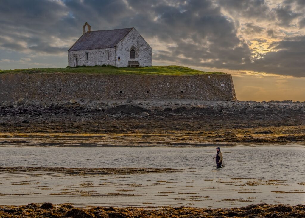 sea fishing on Anglesey Wales